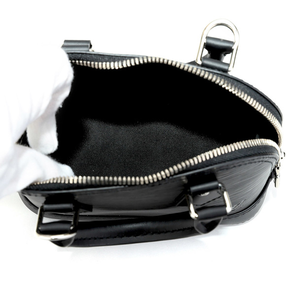 Louis Vuitton Handbag Black Epi Alma Nano - Picture 5 of 9